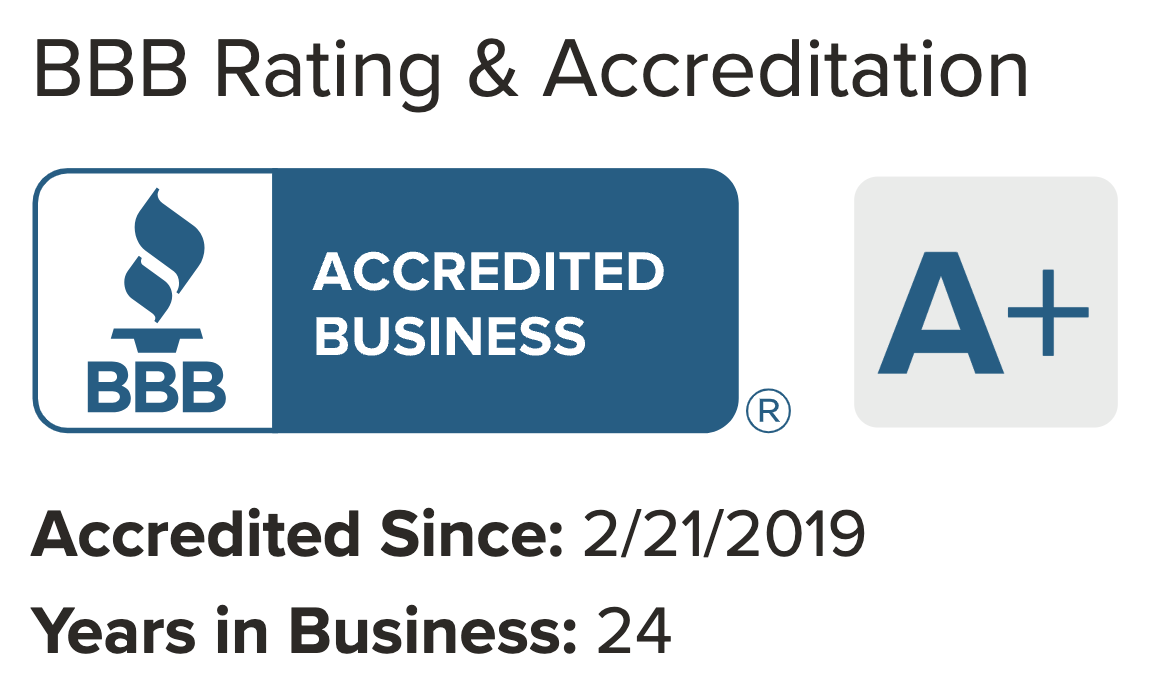 Woodchuck Tree Service, Inc. is rated A+ on the Better Business Bureau